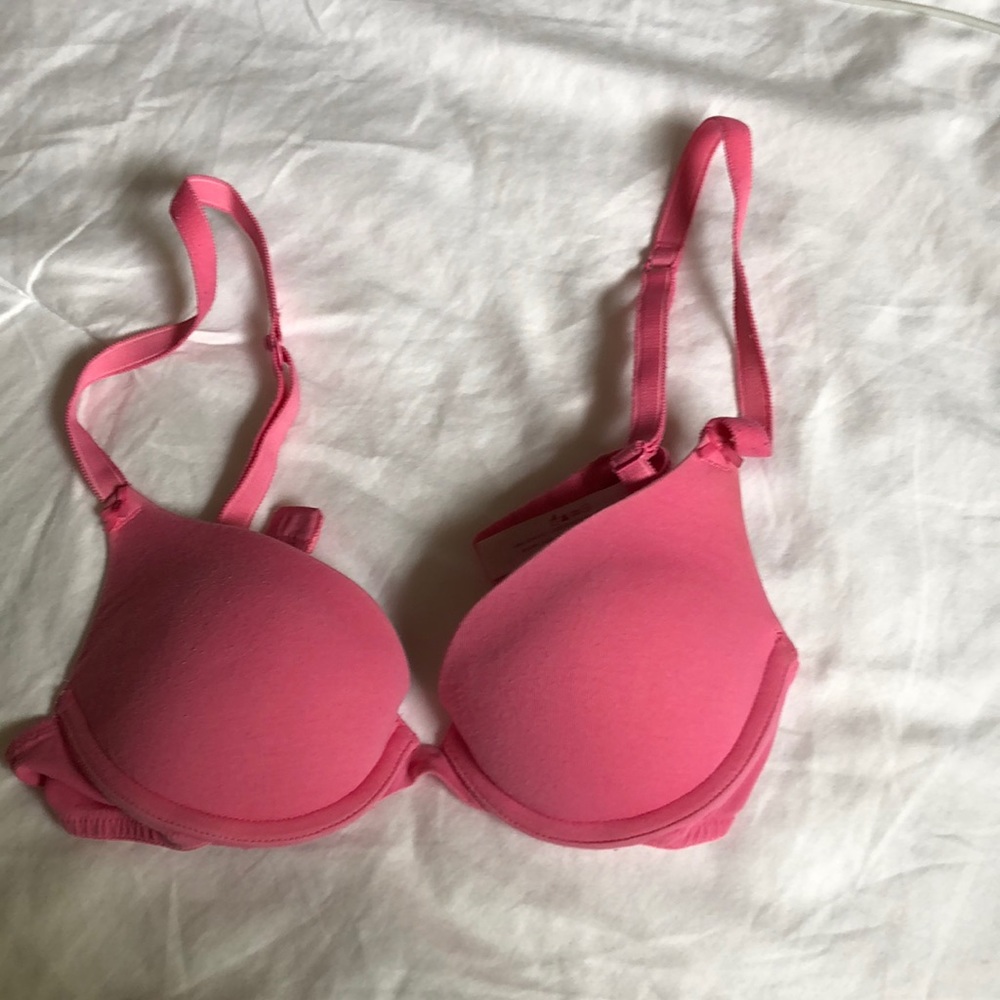Pink bra